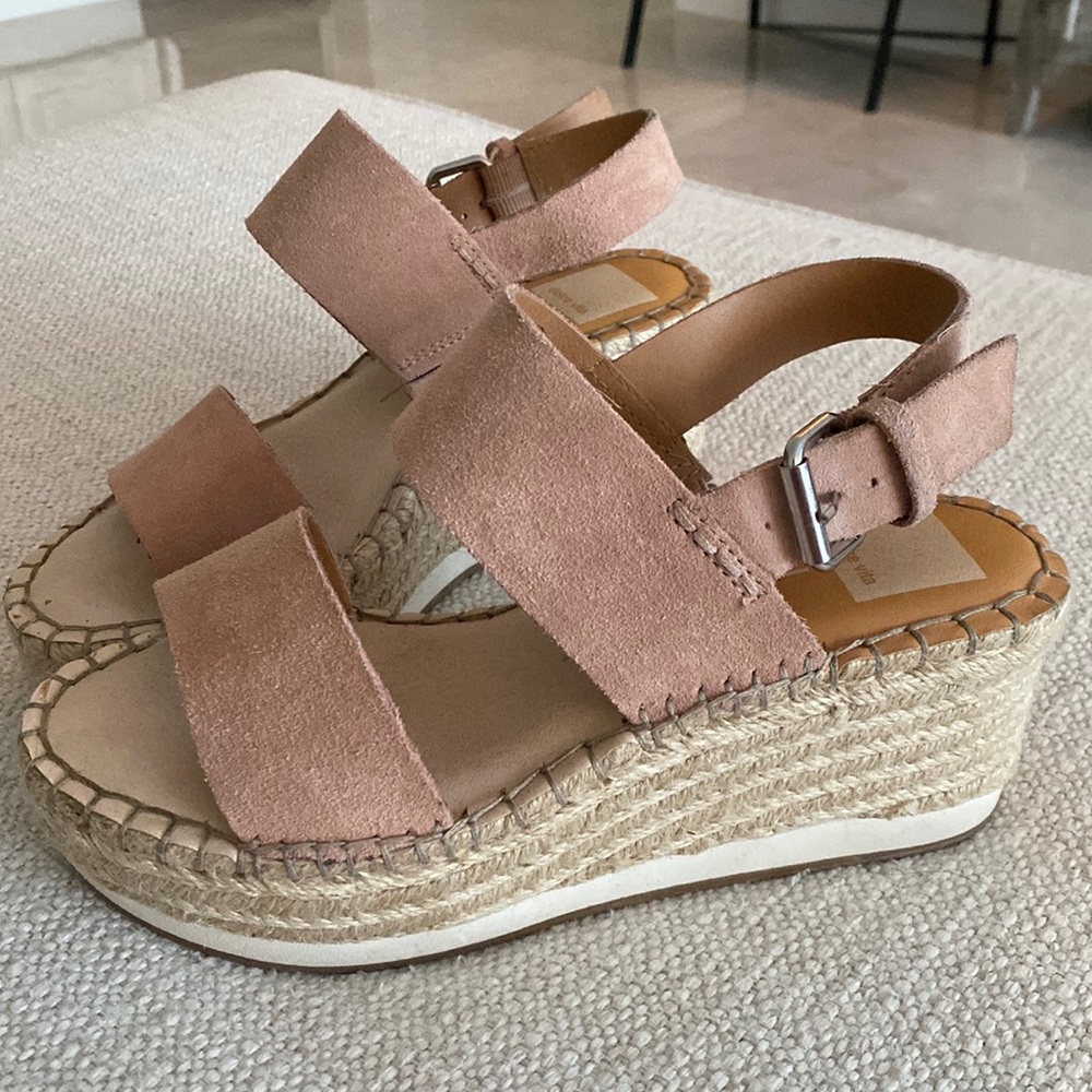 Pale Pink Dolce Vita Wedges